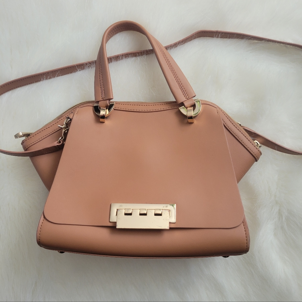 ZAC Posen Eartha double handle Satchel brown